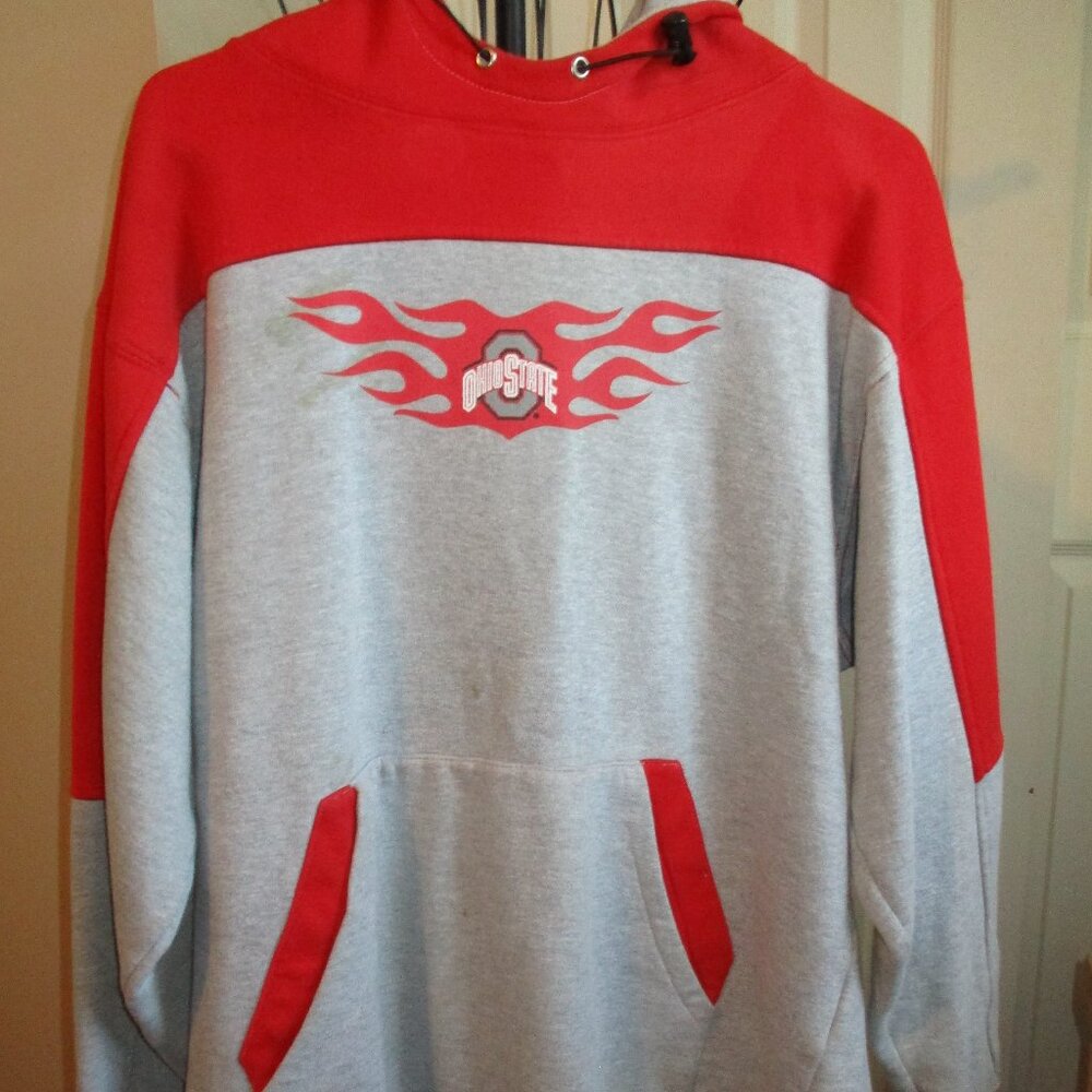 Mens Unisex ProPlayer Ohio State University  Sweat Shirt Hoodie Medium